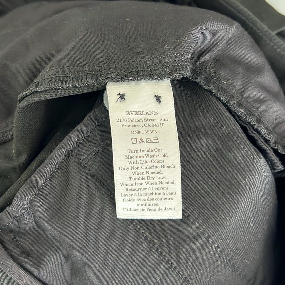 NWOT Everlane The Performance Chino | Uniform Athletic Fit Black Size 36 X 30 - Picture 6 of 12